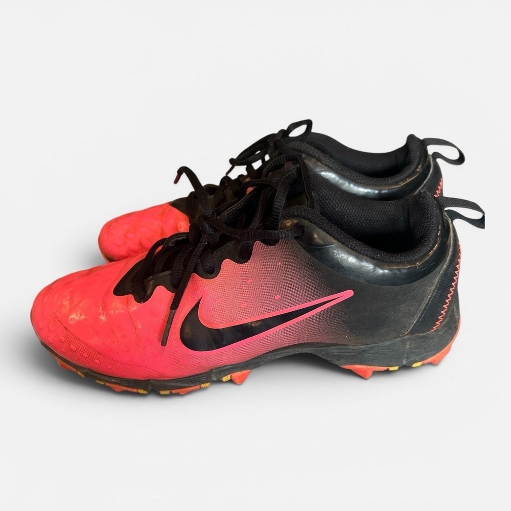 Nike Fastflex Youth Baseball Softball Cleats Pink Black Size 6Y EUC